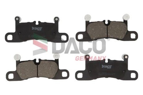 Колодки гальмівні (задні) VW Touareg/Porsche Cayenne 10- (187.5x75.5) DACO Germany 324207