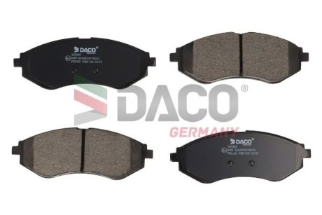 Колодки гальмівні дискові пер. DACO Germany 325007