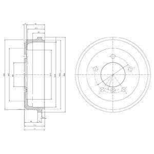 Гальмівний барабан Delphi BF168