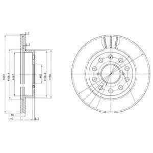 Гальмівний диск Delphi BG3268