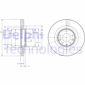 Диск гальмівний Delphi BG9104 (фото 1)