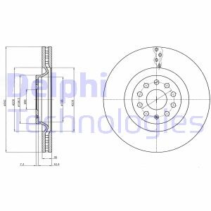 Диск гальмівний Delphi BG9109C