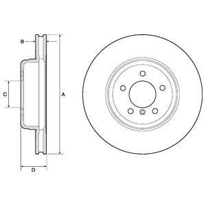 Гальмівний диск Delphi BG9159C