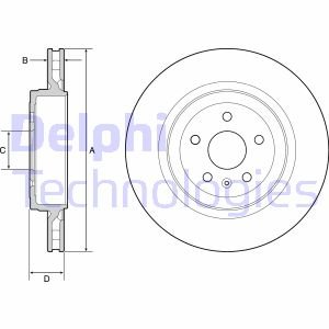 Диск гальмівний Delphi BG9221C