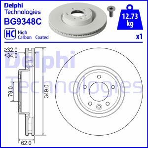 Гальмівні диски DISCOVERY V (L462), Delphi BG9348C