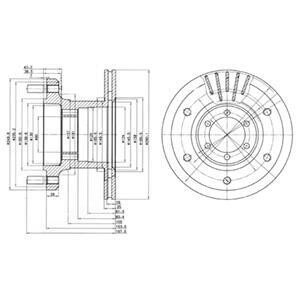 Гальмівні(тормозні) диски Delphi BG9453