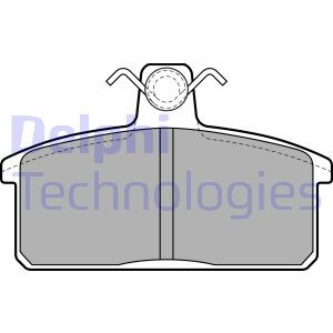 Гальмівні колодки, дискові Delphi LP1201