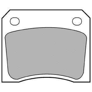Гальмівні колодки, дискове гальмо (набір) Delphi LP133