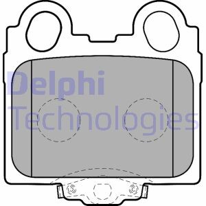 Гальмівні колодки, дискові Delphi LP1510