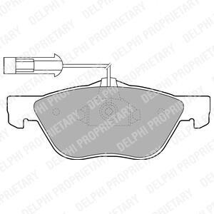 Гальмівні(тормозні) колодки Delphi LP1686