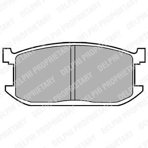 Гальмівні(тормозні) колодки Delphi LP234