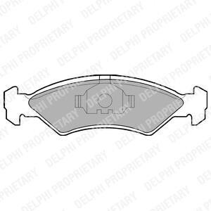 Гальмівні(тормозні) колодки Delphi LP351