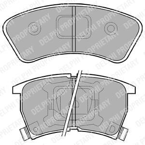 Гальмівні(тормозні) колодки Delphi LP552