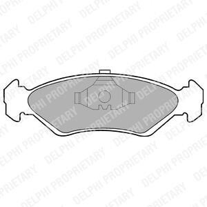 Гальмівні(тормозні) колодки Delphi LP591