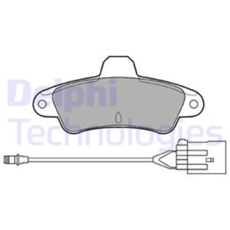 Гальмівні(тормозні) колодки Delphi LP853