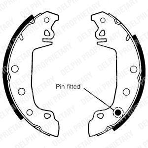 Барабанні(тормозні) колодки Delphi LS1142