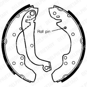 Барабанні(тормозні) колодки Delphi LS1295 (фото 1)