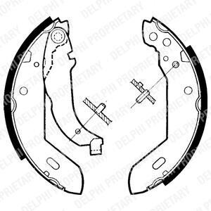 Барабанні(тормозні) колодки Delphi LS1329
