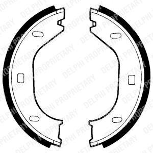 Барабанні(тормозні) колодки Delphi LS1370