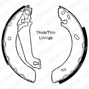 Барабанні(тормозні) колодки Delphi LS1617
