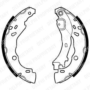 Барабанні(тормозні) колодки Delphi LS1975