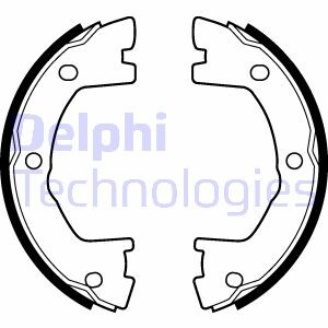 Гальмівні колодки, барабанні Delphi LS2115