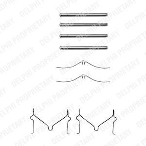 Ремкомплект гальмівних колодок Delphi LX0211
