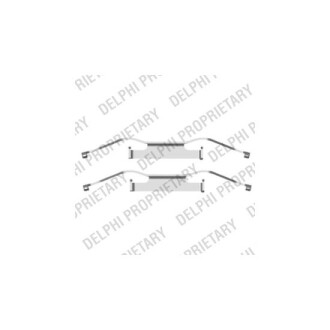 Монтажний набір гальмівної колодки Delphi LX0439