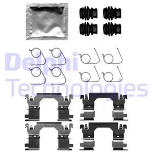 Планка супорта (переднього) прижимна (к-кт) Nissan Qashqai II/Renault Kadjar/Megane IV 13- Delphi LX0701