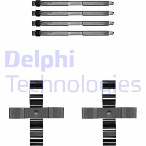 Монтажний комплект гальмівних колодок 4 coupe (F32, F82), Delphi LX0703