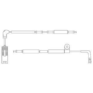 Контрольный контакт, контроль слоя тормозных колодок Delphi LZ0196