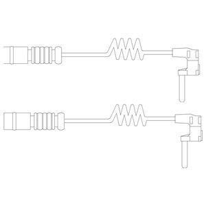 Датчик зносу гальмівних колодок Delphi LZ0232