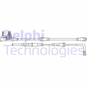 Датчик зносу гальмівних колодок Delphi LZ0315