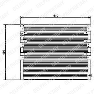 Радіатор кондиціонера Delphi TSP0225449