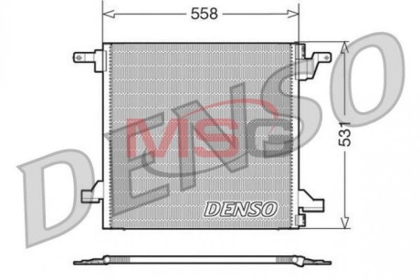 Радіатор кондиціонера DENSO DCN17022