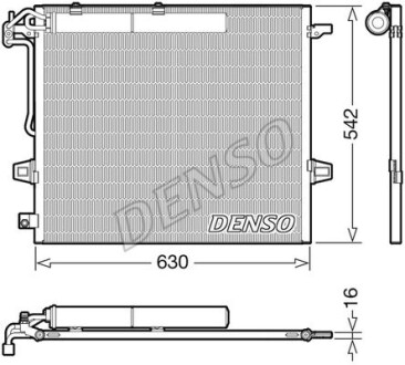 Радіатори кондиціонера Mercedes ML (W164) DENSO DCN17057