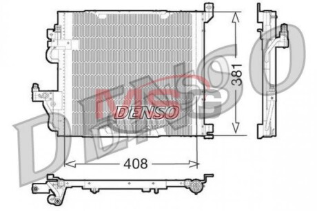 Радіатор кондиціонера DENSO DCN20012