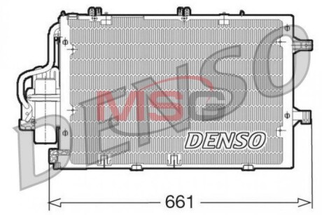 Радіатор кондиціонера DENSO DCN20015