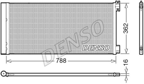 Радіатори кондиціонера R.TRAFIC/O.VIVARO, 14- DENSO DCN23042