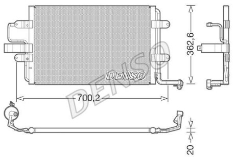 Конденсатор DENSO DCN32022 (фото 1)