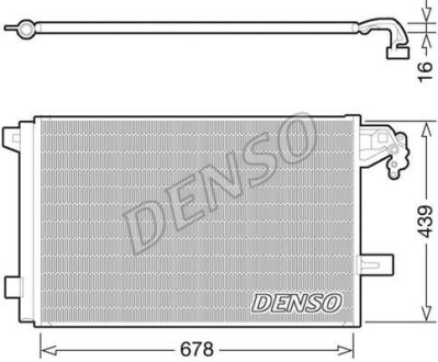 Радіатор кондиціонера DENSO DCN32063