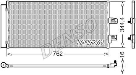 Радіатори кондиціонера Volvo XC40, 17- DENSO DCN33016