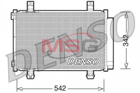 Радіатор кондиціонера DENSO DCN47005