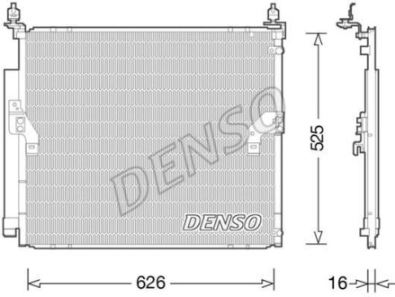 Радіатор кондиціонера DENSO DCN50034