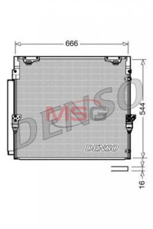 Радіатор кондиціонера DENSO DCN50036