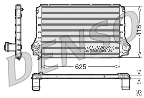 Інтеркулер DENSO DIT50003