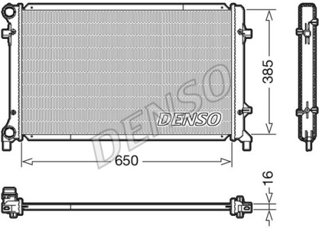 Радіатор DENSO DRM02014