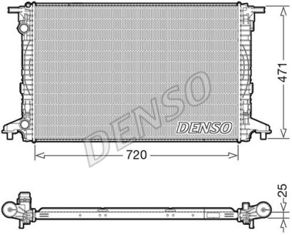 Радіатор AUDI A4 2015 - DENSO DRM02043