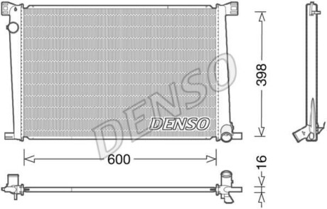 Теплообмінник DENSO DRM05007