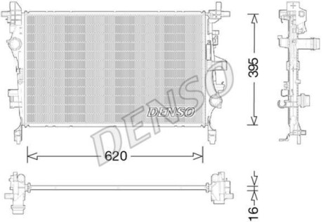 Радіатор DENSO DRM09044